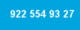 922 554 93 27 922 554 93 27